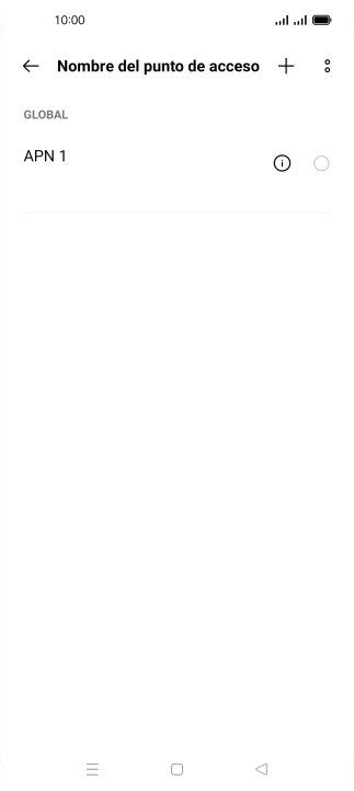 Pulsa el icono de añadir.