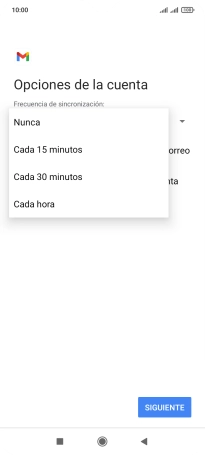 Pulsa el ajuste deseado.