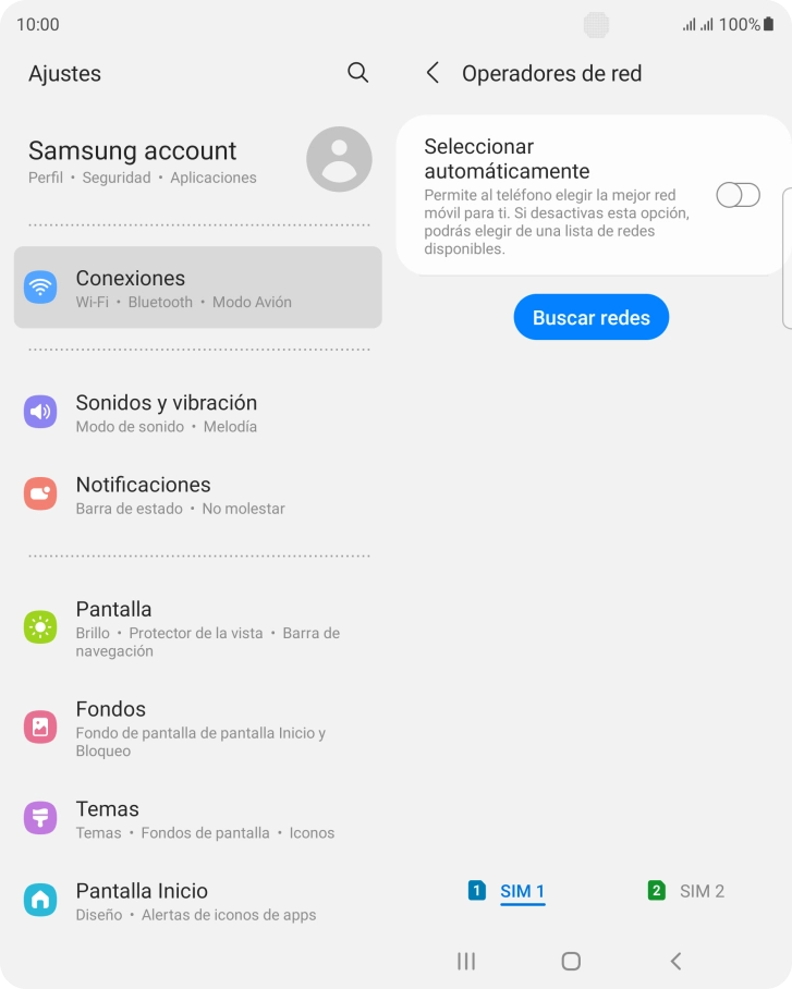 Pulsa el indicador junto a 