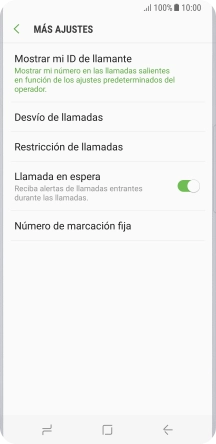 Pulsa Desvío de llamadas.