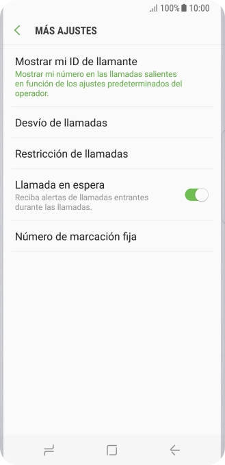 Pulsa Desvío de llamadas.