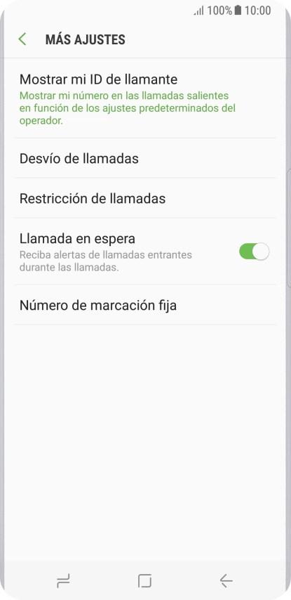Pulsa Desvío de llamadas.