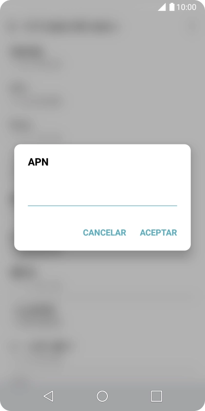 Introduce airtelwap.es y pulsa ACEPTAR.