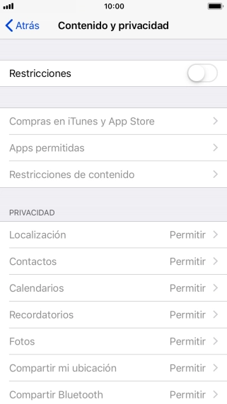 Pulsa el indicador junto a 