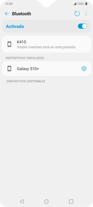 Pulsa la tecla de inicio para terminar y regresar a la pantalla de inicio.