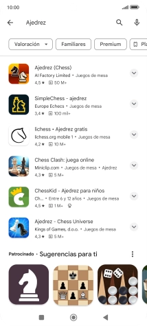 Pulsa la app deseada.