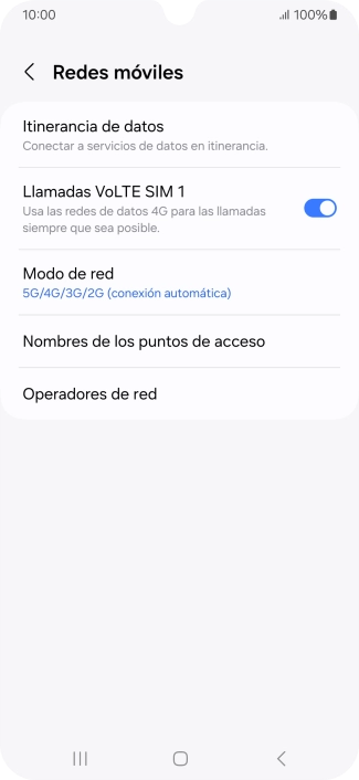 Pulsa Operadores de red.