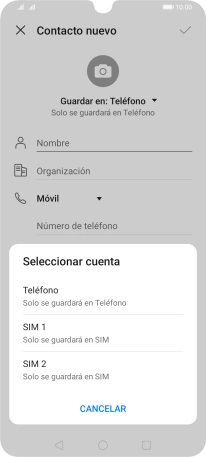 Pulsa Teléfono.