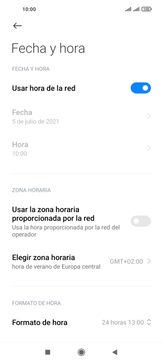 Pulsa el indicador junto a 