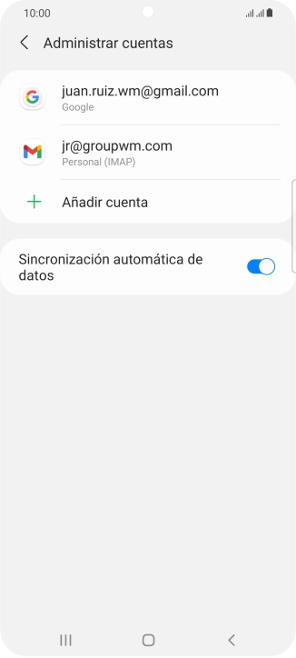 Pulsa la tecla de inicio para terminar y regresar a la pantalla de inicio.