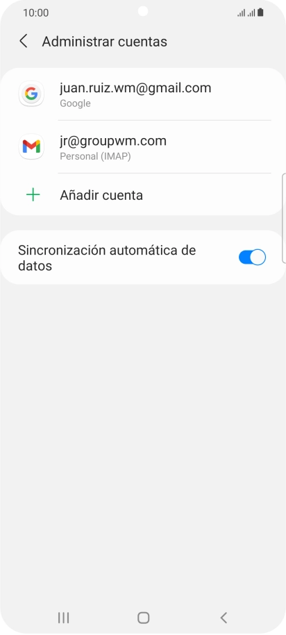 Pulsa la tecla de inicio para terminar y regresar a la pantalla de inicio.
