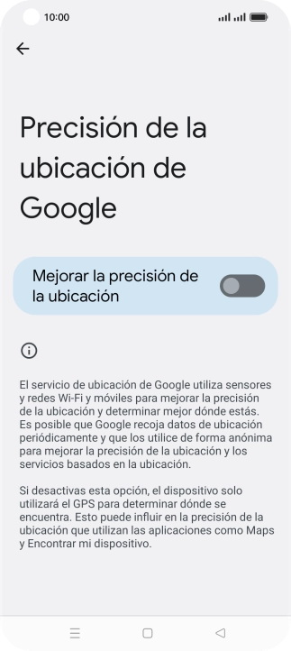 Si pulsas el indicador junto a 
