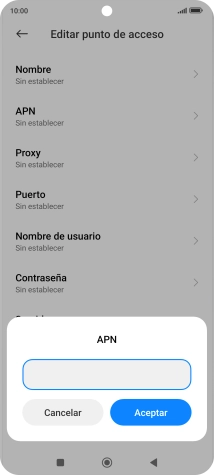 Introduce airtelwap.es y pulsa Aceptar.