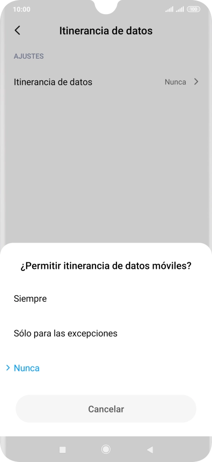 Pulsa el ajuste deseado para activar o desactivar la función.