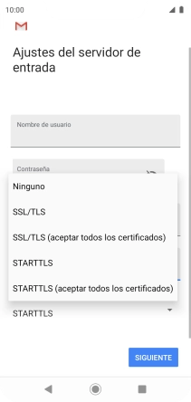 Pulsa Ninguno para desactivar la función.