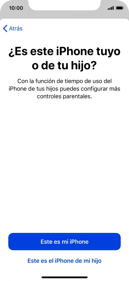Pulsa Este es mi iPhone.