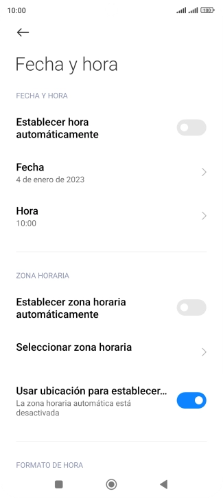 Pulsa el indicador junto a 