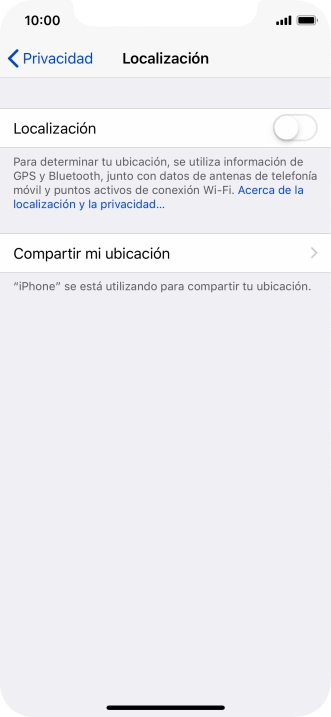 Pulsa el indicador junto a 