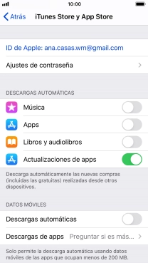 Pulsa el indicador junto a 