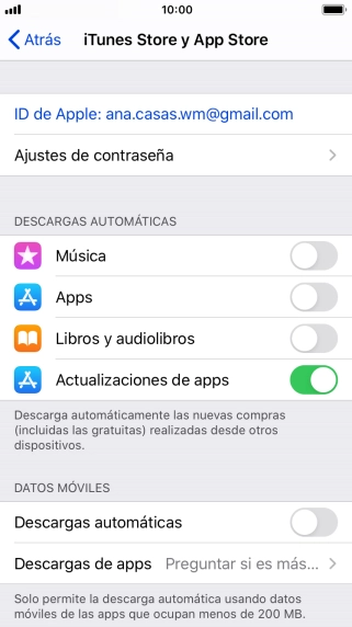 Pulsa el indicador junto a 