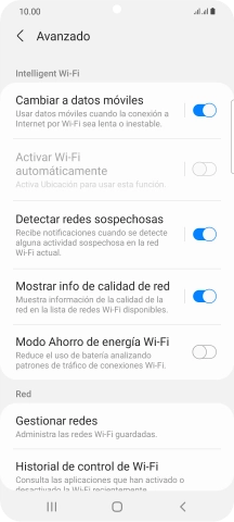 Pulsa el indicador junto a 