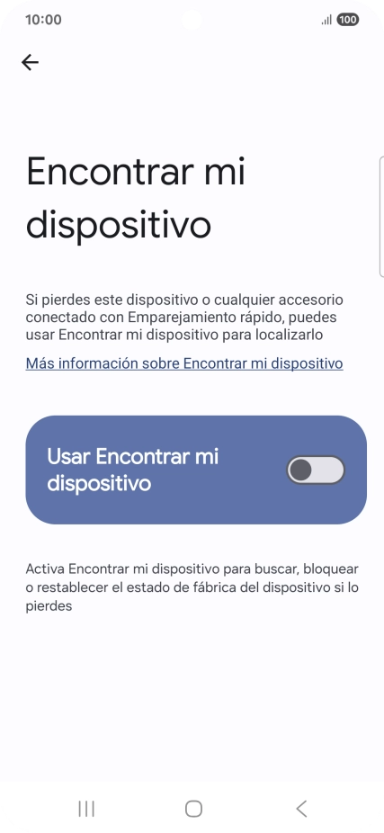 Pulsa el indicador junto a 