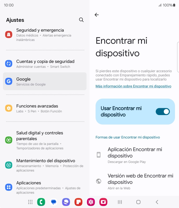 Pulsa la tecla de inicio para terminar y regresar a la pantalla de inicio.
