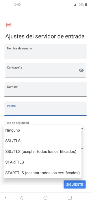 Pulsa Ninguno.