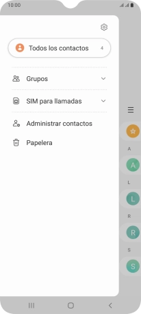 Pulsa Administrar contactos.