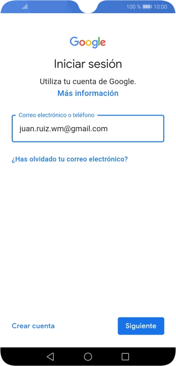 Pulsa Siguiente.