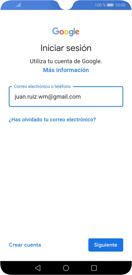 Pulsa Siguiente.