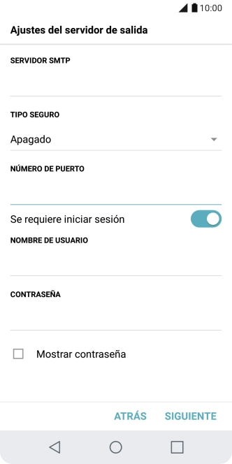 Pulsa el indicador junto a 
