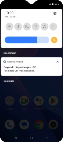 Pulsa Toca para ver más opciones..