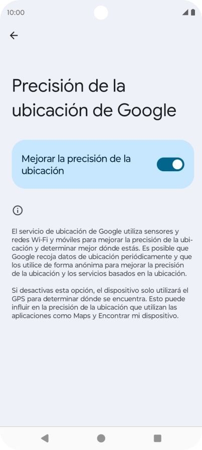 Si pulsas el indicador junto a 