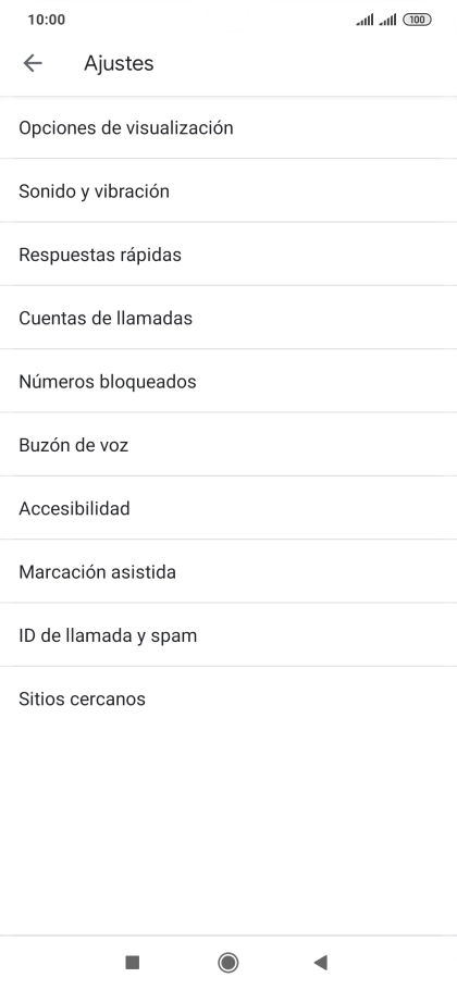 Pulsa Buzón de voz.