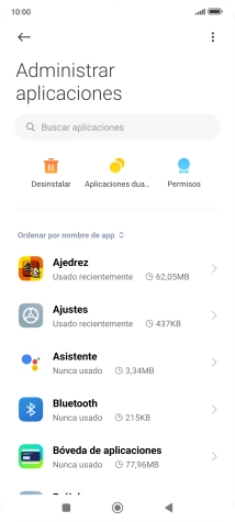 Pulsa la app deseada.