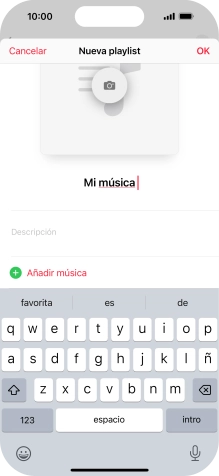 Pulsa Añadir música.