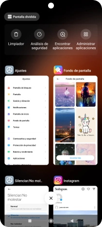 Para cerrar una sola aplicación en ejecución, desliza el dedo hacia la derecha sobre la aplicación deseada.