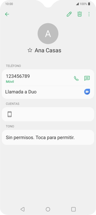 Pulsa la tecla de inicio para terminar y regresar a la pantalla de inicio.