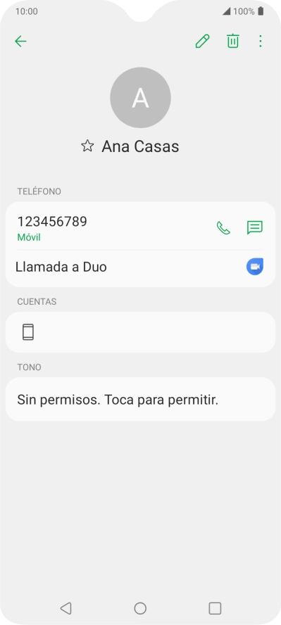 Pulsa la tecla de inicio para terminar y regresar a la pantalla de inicio.