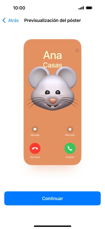 Pulsa Continuar.