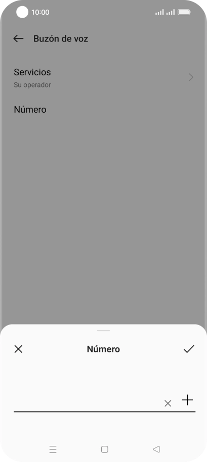 Introduce 22177 y pulsa el icono de aceptar.