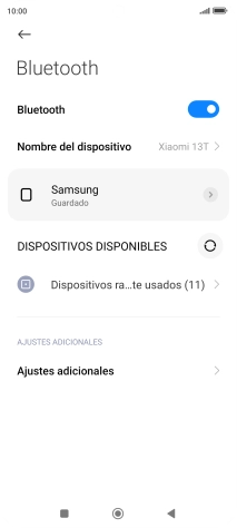 Pulsa la tecla de inicio para terminar y regresar a la pantalla de inicio.