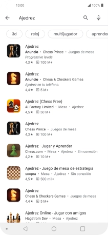 Pulsa la app deseada.