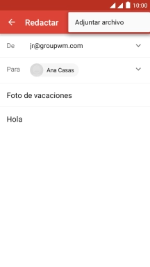 Pulsa Adjuntar archivo.