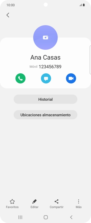 Pulsa la tecla de inicio para terminar y regresar a la pantalla de inicio.