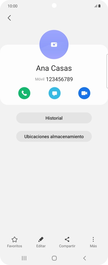 Pulsa la tecla de inicio para terminar y regresar a la pantalla de inicio.