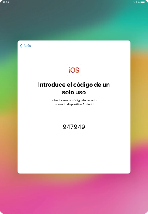 Seguir las indicaciones de la pantalla y de la app 