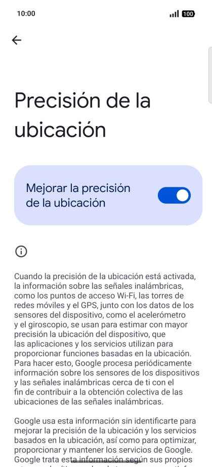 Si pulsas el indicador junto a 
