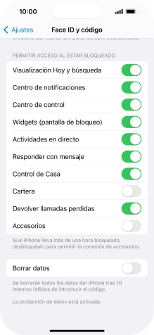 Pulsa el indicador junto a 